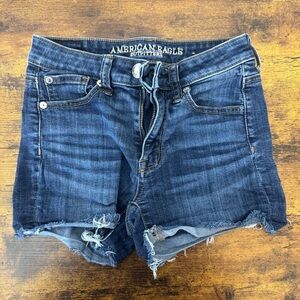 American Eagle High Rise Shortie Shorts size 00